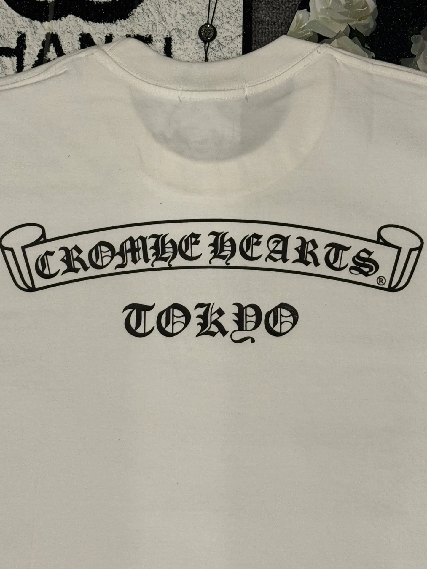 （ ） :YH 003 CH LOGO 1:1 Same Style 32 Breathable 1x 1 oversize 1:1 :White Black Size:S-XL
